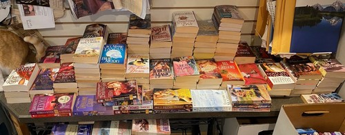 Romance book mystery - book, box
